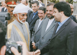 قابوس والزيارات الخارجية زيارة السلطان قابوس إلى إيران10 Size:57.60 Kb Dim: 250 x 178 Size: Kb Dim: x