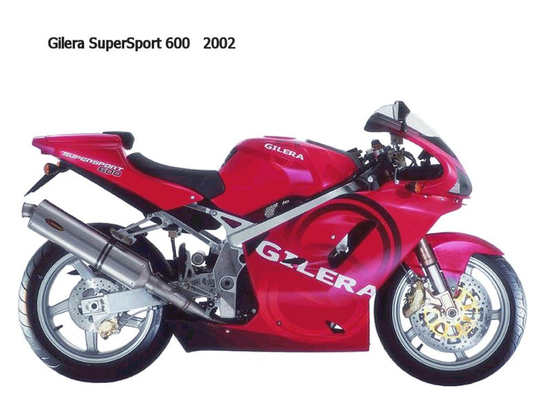 دراجات العالم Gilera SuperSport600 2002 Size:95.30 Kb Dim: 800 x 600 Size: Kb Dim: x