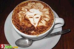 فن الرسم بالفنجان1