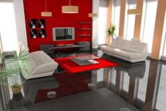 ديكور بالاحمر والاسود 5