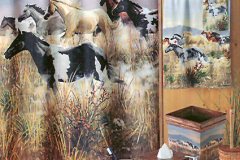 اكسسوارات + ستائر للحمام روعـ5