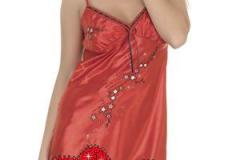 كوليكشن لقمصان النوم بالأحمرر1