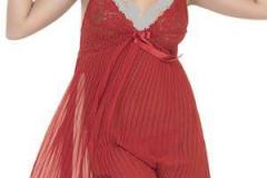 كوليكشن لقمصان النوم بالأحمرر7