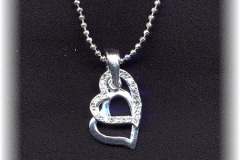 d heart necklace