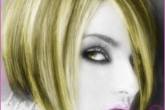 قصير ولون اشقر