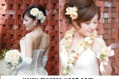 تسريحات العروس مع الورد 6