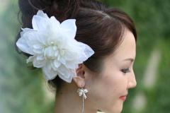 تسريحات العروس مع الورد 8