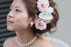 تسريحات العروس مع الورد 11