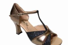 6016 Copper Leather & Black Sparklenet